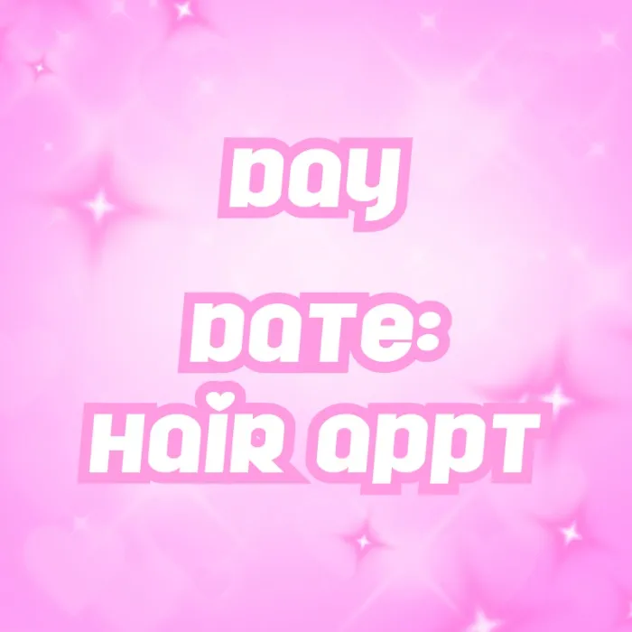 ♡. trip to the salon 