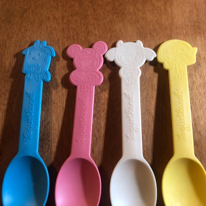 Yogurtland X Tokidoki collectible spoons