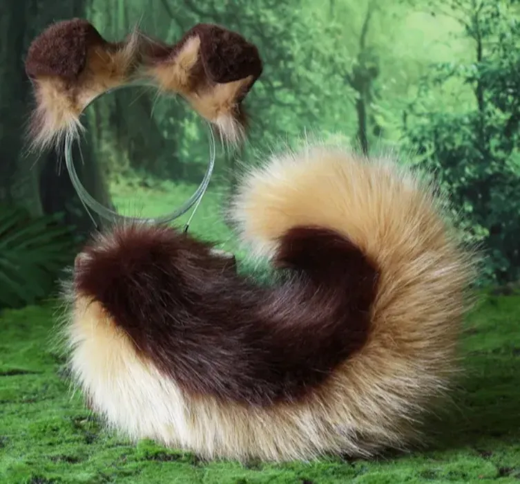 Doggy ears and tail