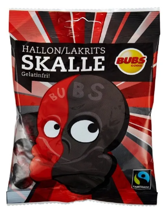 Hallonlakritsskalle - Raspberry/Liquorice