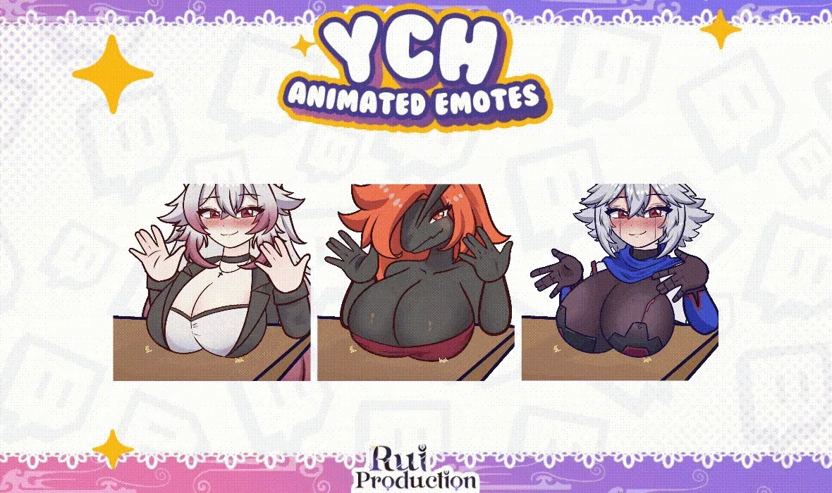 YCH Animated On Table Emote by Rui (@ruiproduction)