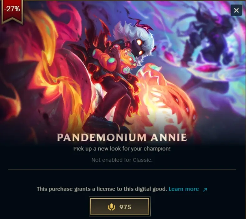 [27% OFF] Pandemonium Annie