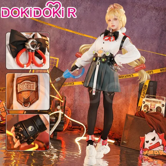 【IN STOCK】DokiDoki-R Game Zenless Zone Zero Cosplay Alice Thymefield Costume ZZZ | Costume Only-M-In Stock