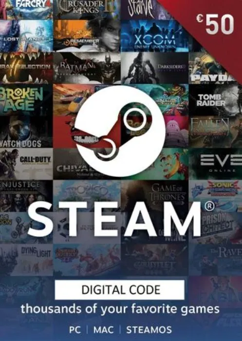 Steam Wallet Card - 50EUR