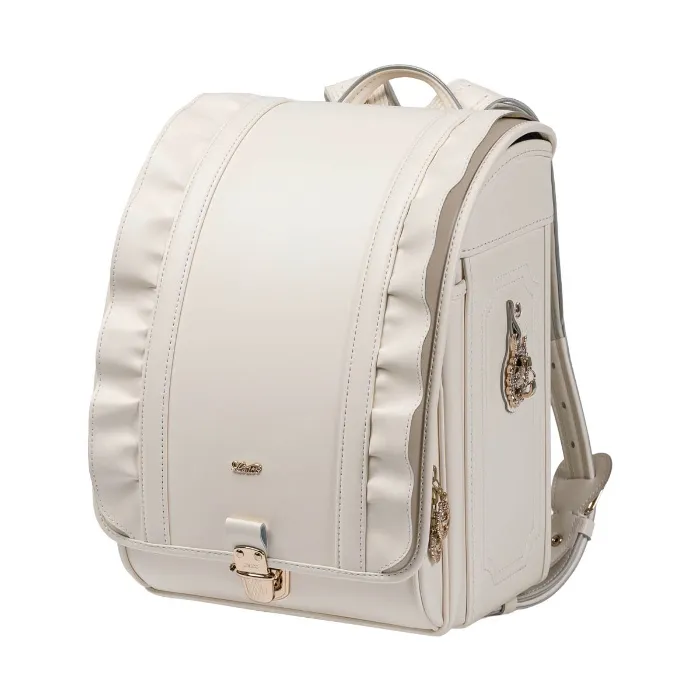 フェアリーフリル ランドセル 2027年モデル 半かぶせタイプ メレンゲホワイト