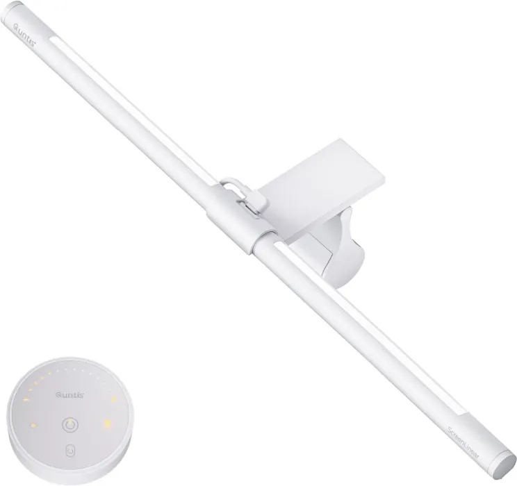 Quntis Monitor Lamp White with Backlight Remote (2x)