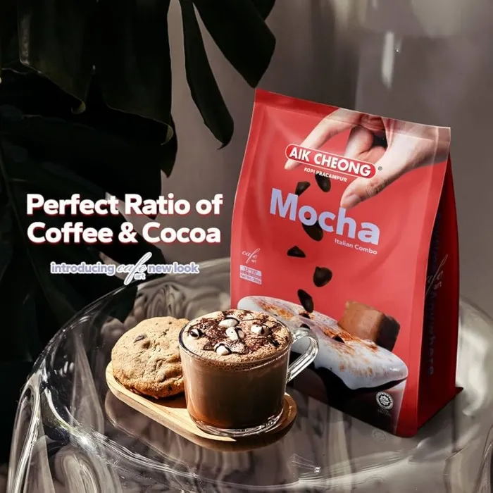 Aik Cheong Cafe Art Mocha 25g x 12 Sachets 3 In 1