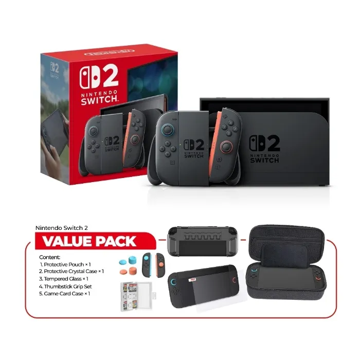 Nintendo Switch 2 Bundle (1 Year Warranty)