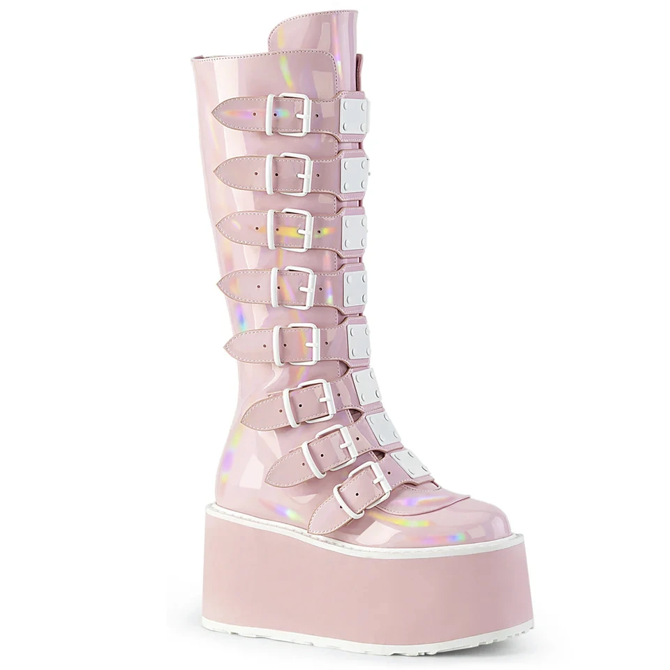 Damned-318 | Baby Pink Holo Patent / 9