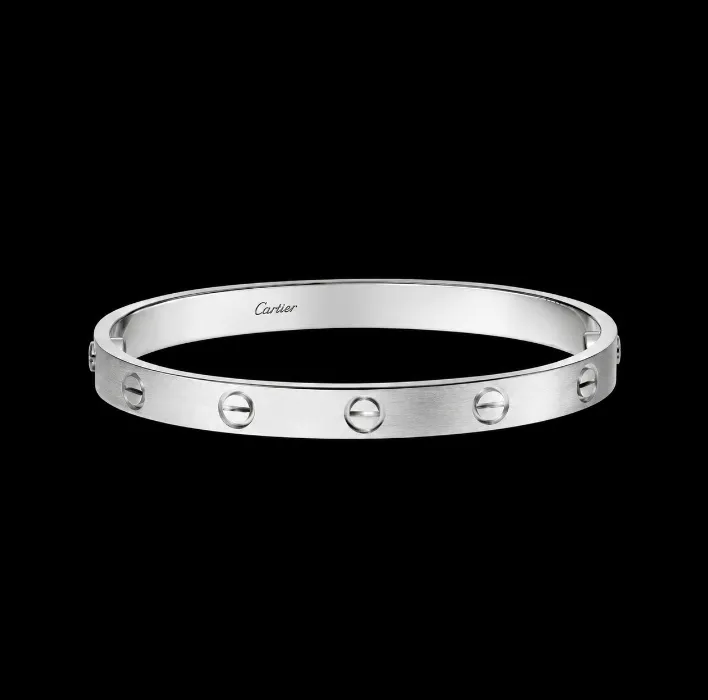 LOVE bracelet, classic model, brushed 