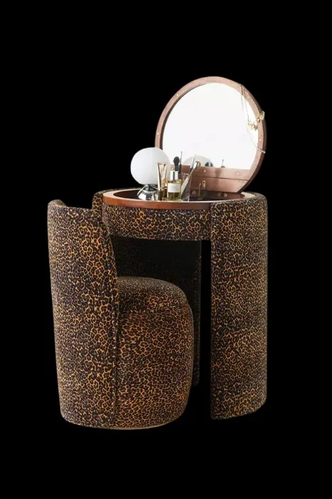 Jane Upholstered Vanity & Stool Set