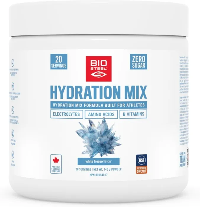 BioSteel Electrolyte Hydration Mix Powder, Zero Sugar, No Artificial Flavours, White Freeze, 20 Serving Container : Amazon.ca: Health & Personal Care