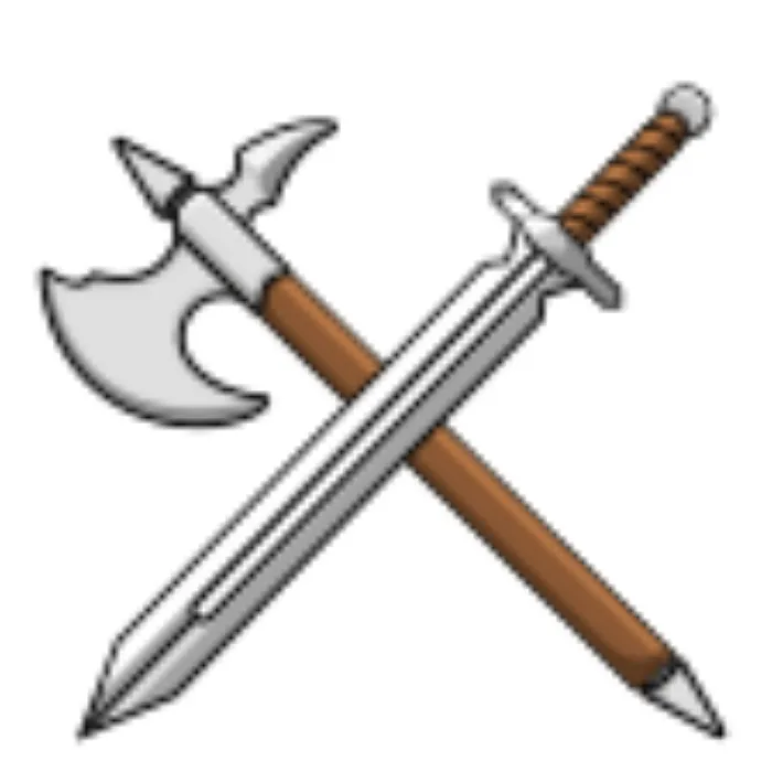 $15 Axey Sword Sticker Dono