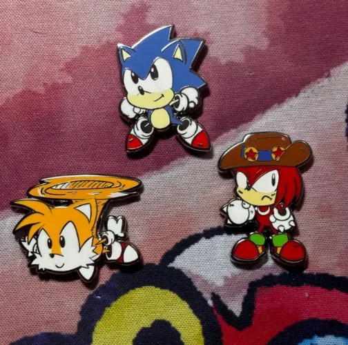 Sonic The Hedgehog Enamel Pin Set