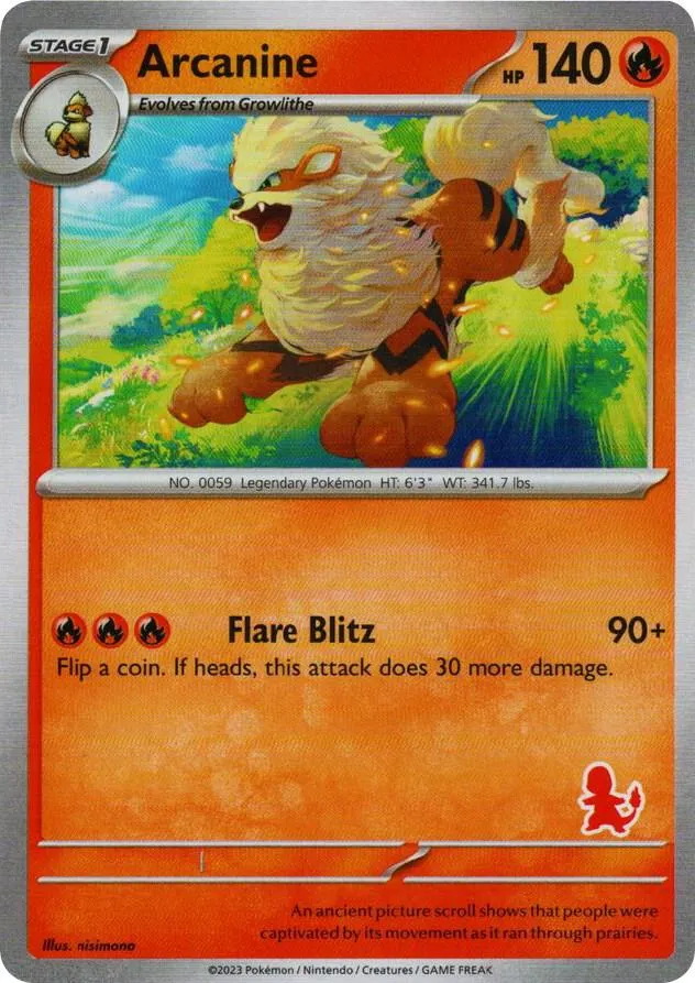   arcanine my first battle
