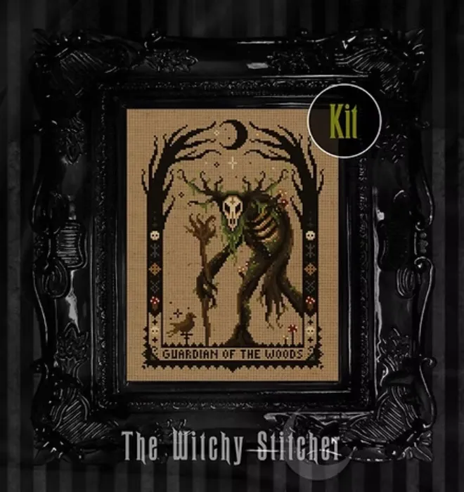 The Witchy Stitcher - Leshy: Guardian of the Woods (cross stitch pattern)
