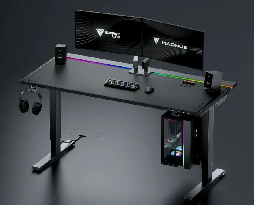 Secretlab MAGNUS Pro Standing Desk with Desk Mat and Cable Management 