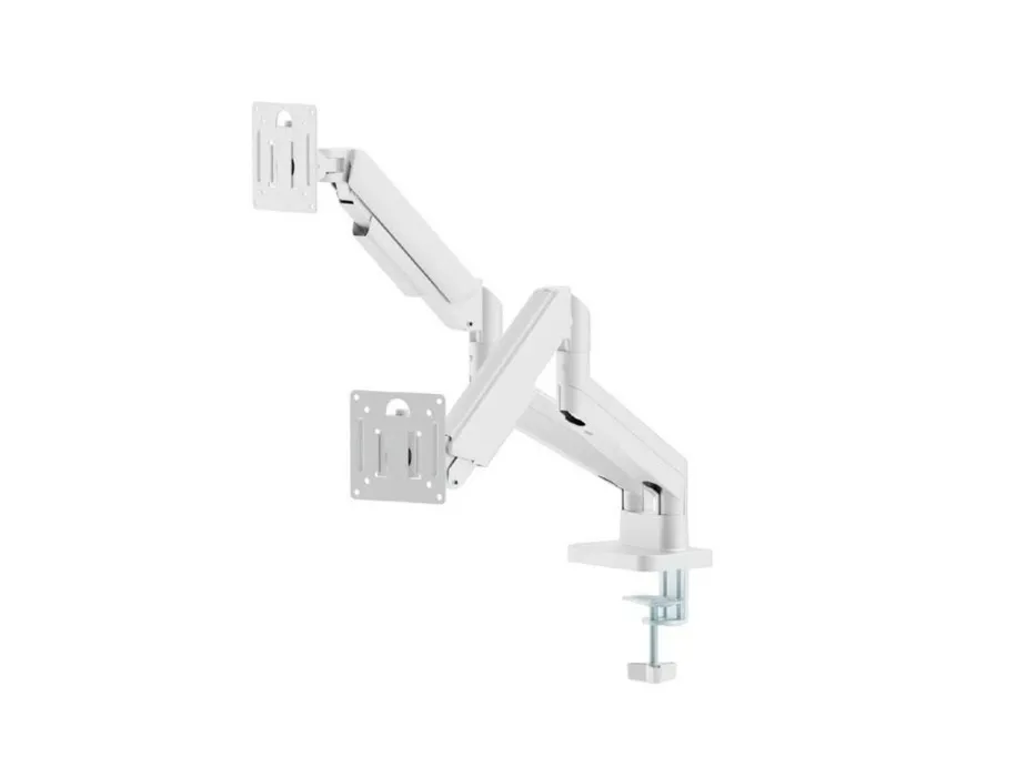 Gembird Desk mounted adjustable double monitor arm 17"-32"