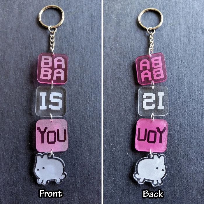 Baba is You Keychain