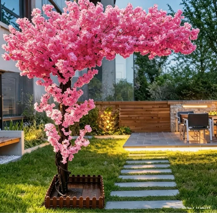 Artificial cherry blossom tree