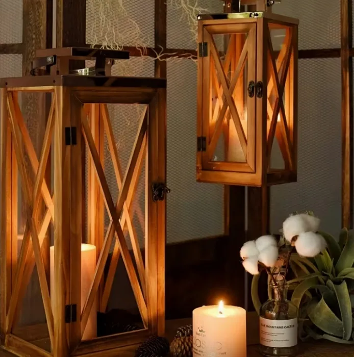 Vintage Hanging Candle Lamp