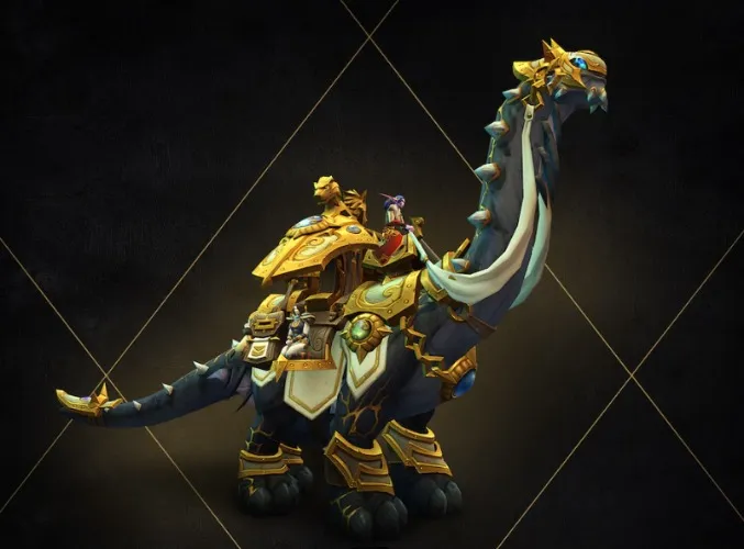 World of Warcraft Gilded Brontosaur Mount
