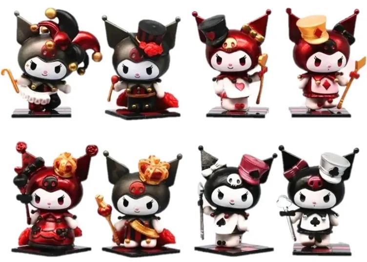 My Melody Kuromi Gashapones 8cm Set X 8 Unidades Kr8