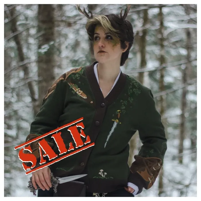 The Knight of Ivy // Embroidered Cardigan