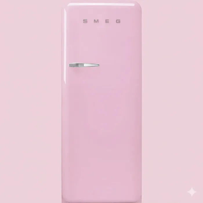 Retro-Style Refrigerator (9.5 cu ft, Right Hinge) –  Pink | Default Title
