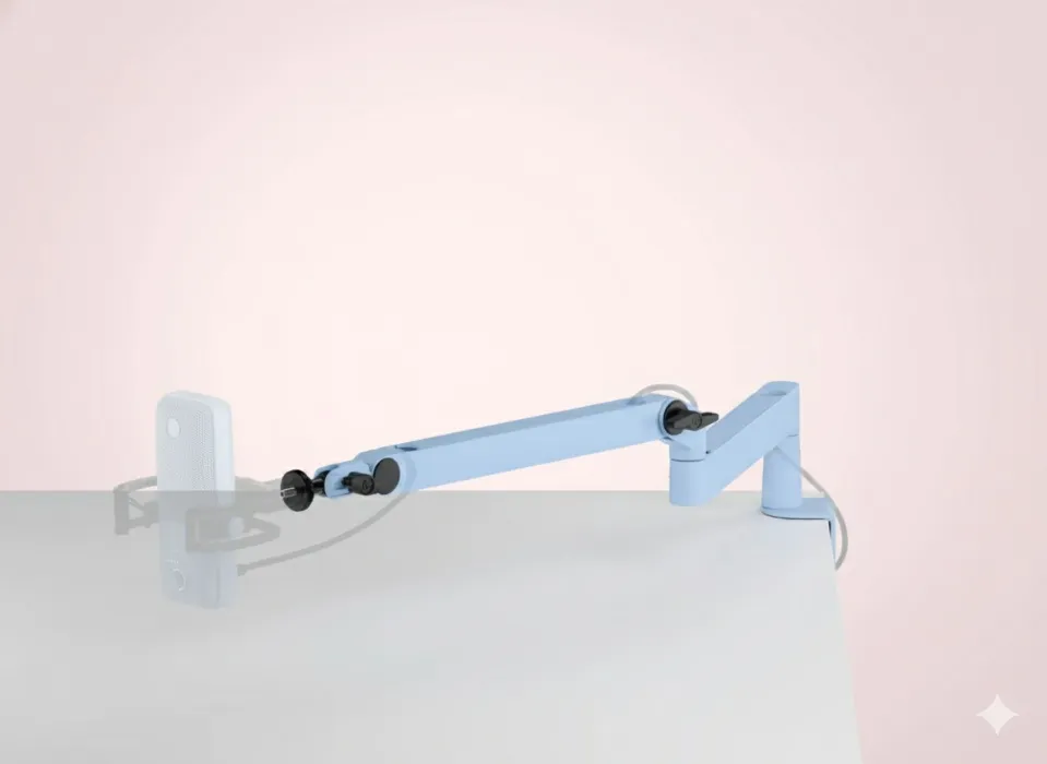 Wave Mic Arm LP - Glacier Ice