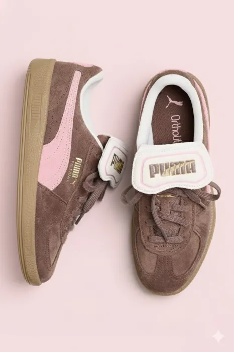Buy Puma Palermo Premium Suede 'Flat Bronze Poised Pink' - 402350 03 | GOAT