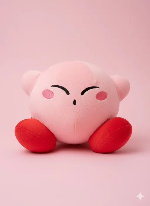 Nintendo Kirby Squinting 14” Soft Plush New
