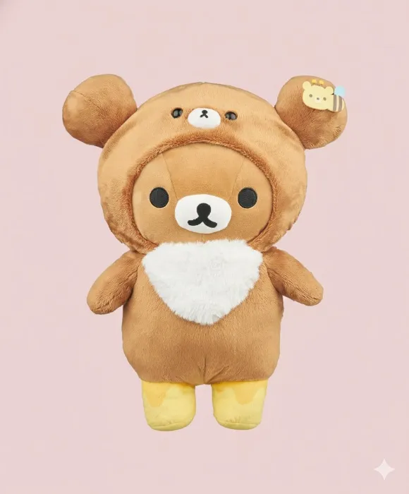 Rilakkuma San-X Original Chairoikoguma Kigurumi Series Plush - 15-inch Plush - Rilakkuma
