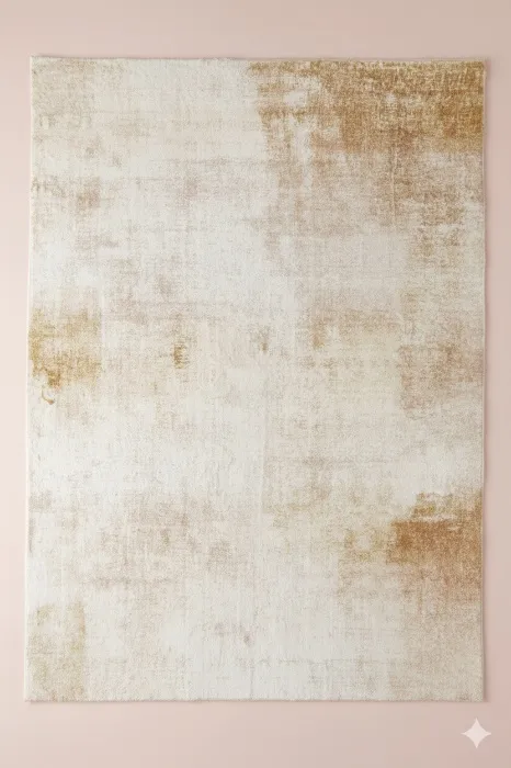 Melody Printed Faux Rabbit Fur Rug