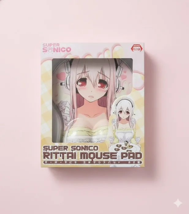 *NEW IN BOX* SUPER SONICO RITTAI ANIME MOUSE PAD BY FURYU