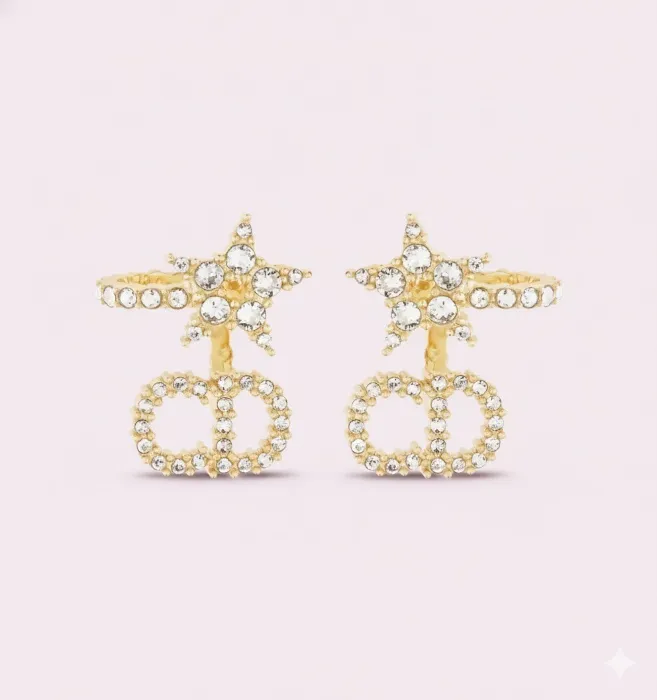 Christian Dior Lune Earrings