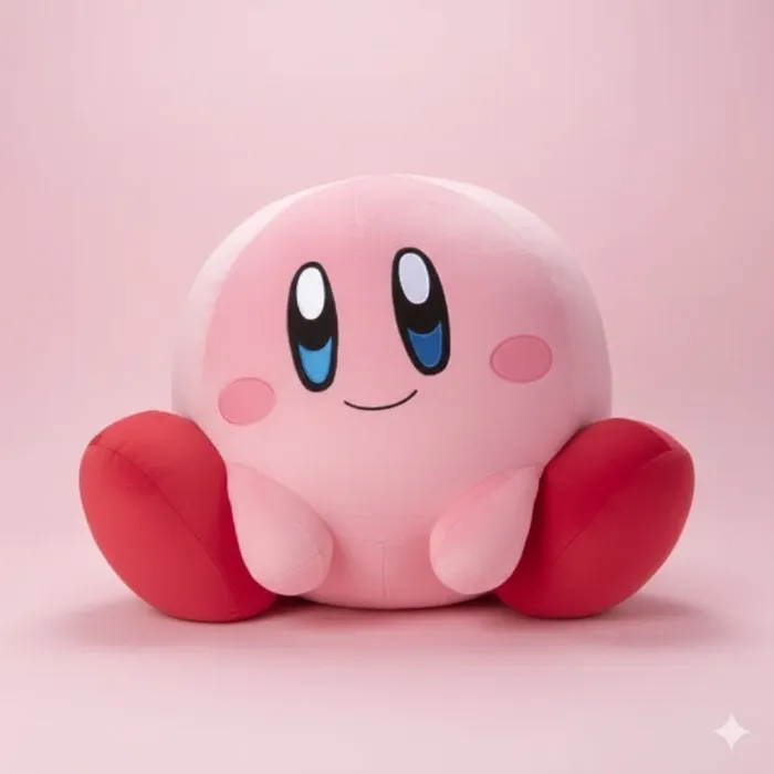 JUMBO Kirby Mocchi-Mocchi Game Style Plush Extra Large Kirby Nintendo Kawai Japan