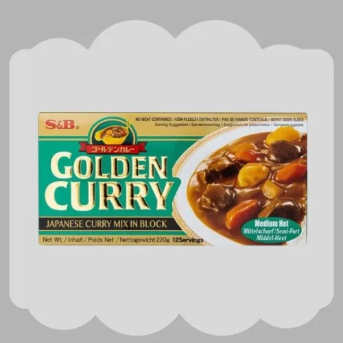 Golden Curry Sauce Mix Medium Hot S&B