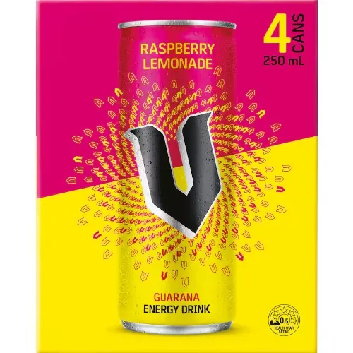 V-energy Raspberry Lemon Energy Drink 500ml x 12