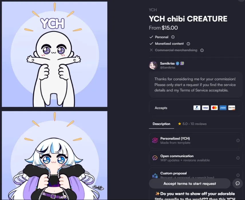 Samikriss YCH Chibi Creature