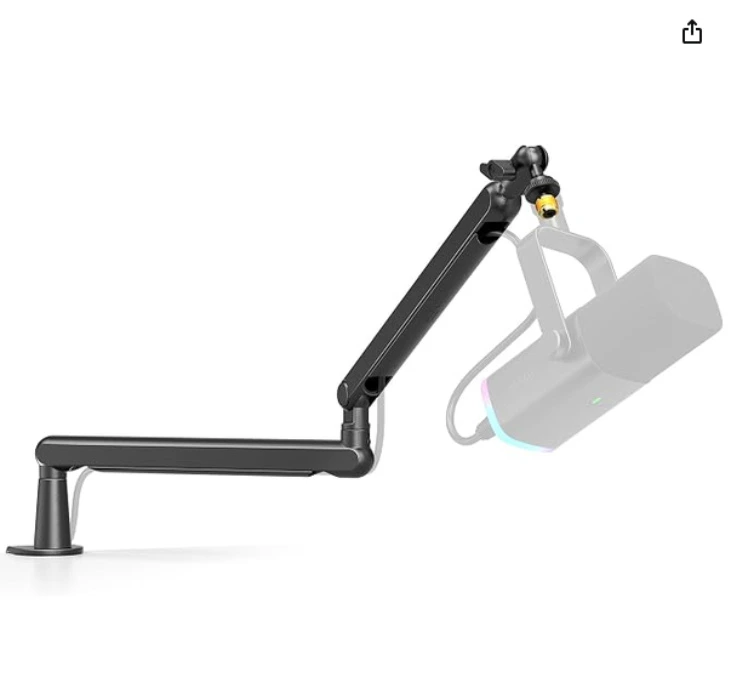 FIFINE BM88 Low Profile Microphone Boom Arm Stand 