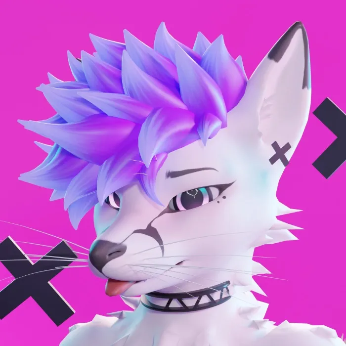 VRC Spiky Punk hair ✖️