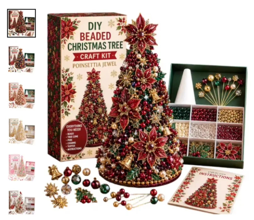 DIY Christmas Tree Red