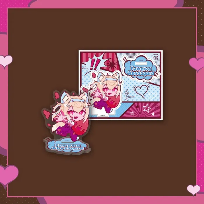 Fuwawa Acrylic Stand Advent VS Justice Valentine's Day ♡ ° . °