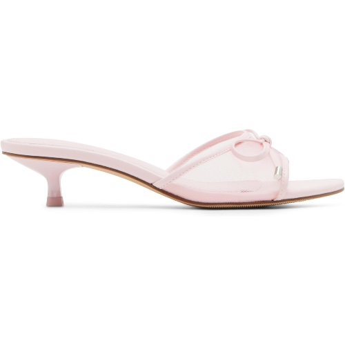 Madden Girl womens Vall Heeled Sandal - 7.5 - Light Pink Mesh