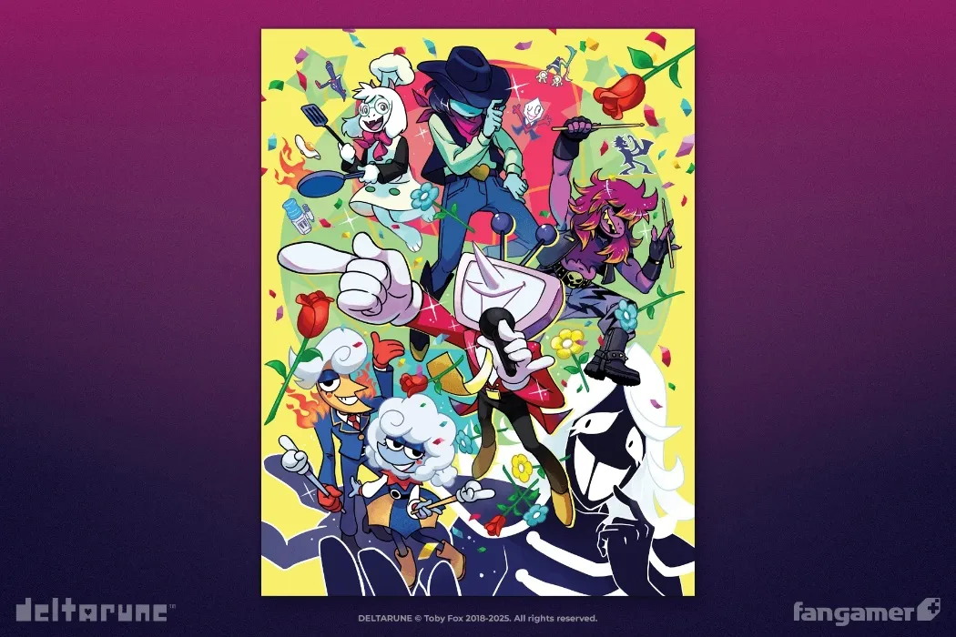 DELTARUNE - Feature Presentation Poster - Fangamer