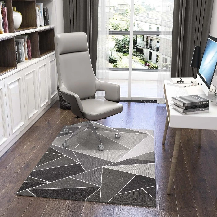 Chair Mat Carpet Protector, Anti-Slip Stop Noise, Carrara