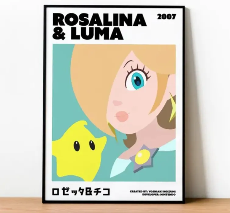 Rosalina & Luma Wall Art