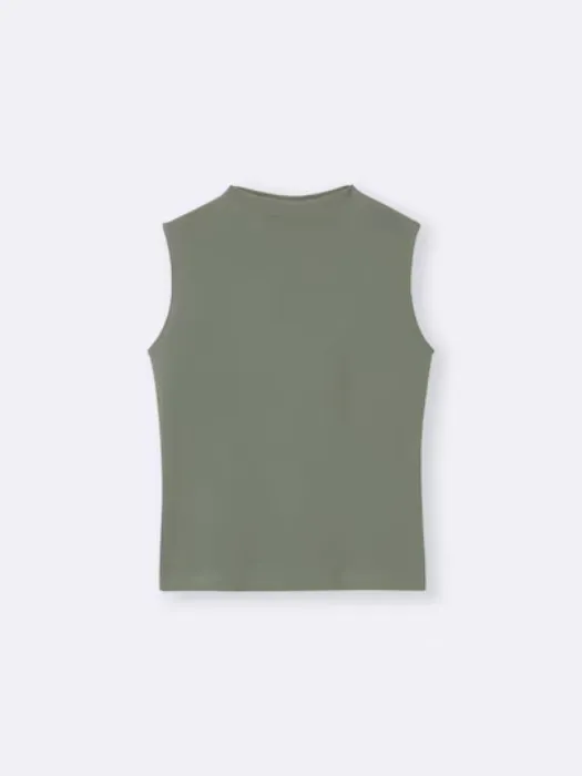 Olive Sleeveless Top