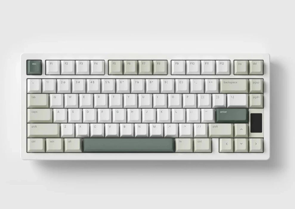 play75 keyboard | matcha / hiragana / tactile